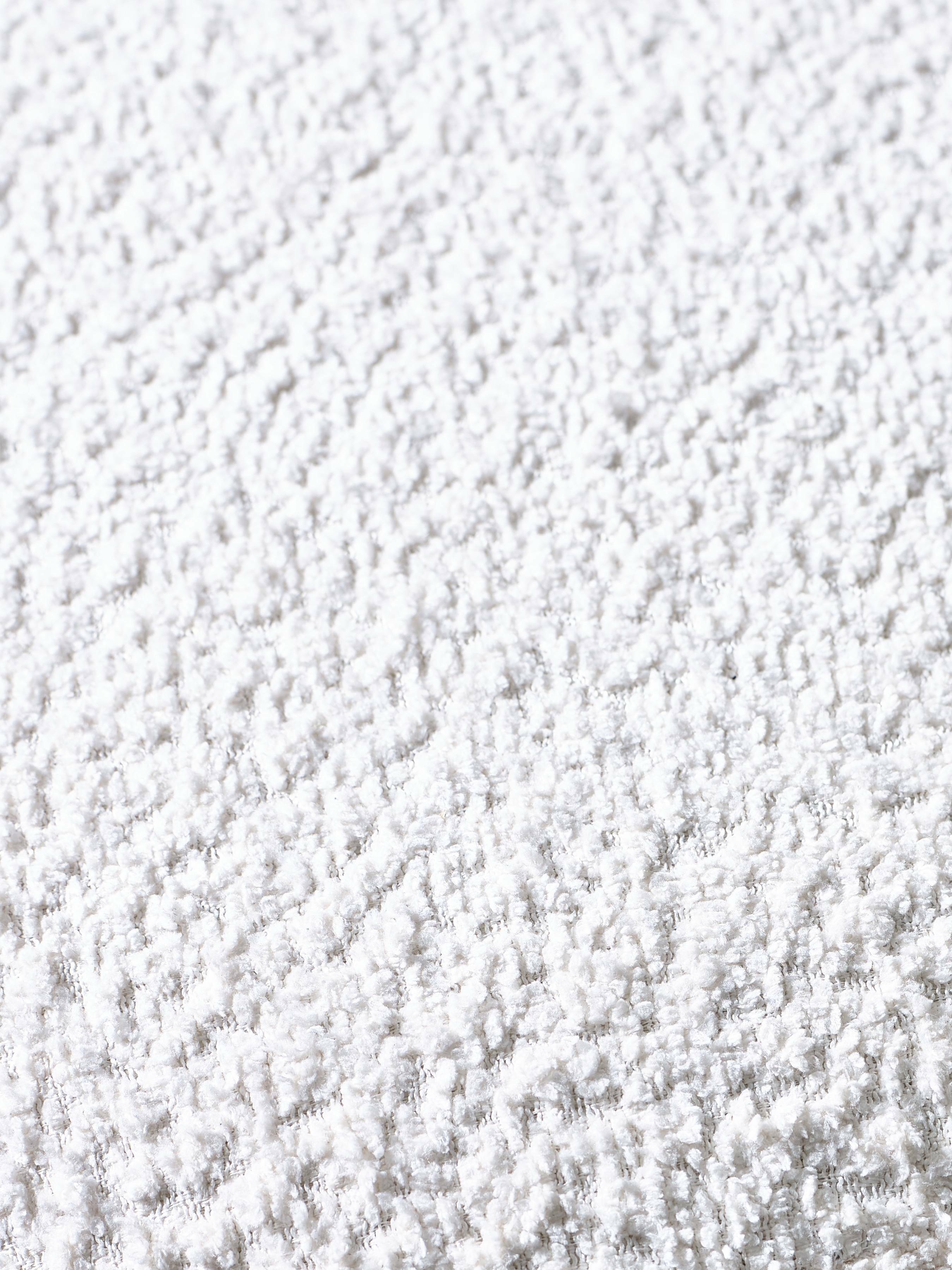 Alana Ivory Boucle Storage Pouffe